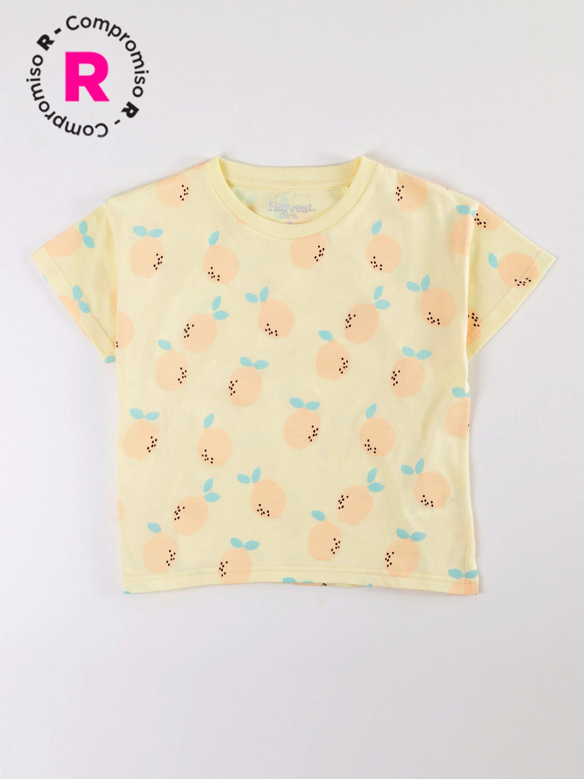 POLERA MANGA CORTA NIÑA HARVEST FULL PRINT - 1