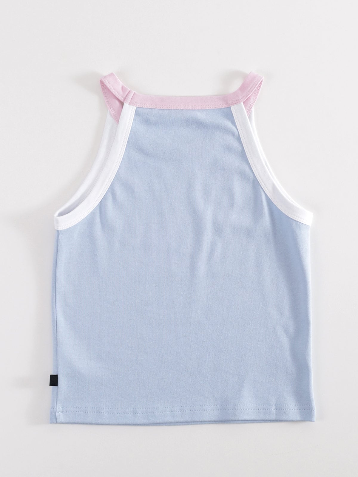 POLERA SIN MANGAS NIÑA INDEX RIB COLOR - 2
