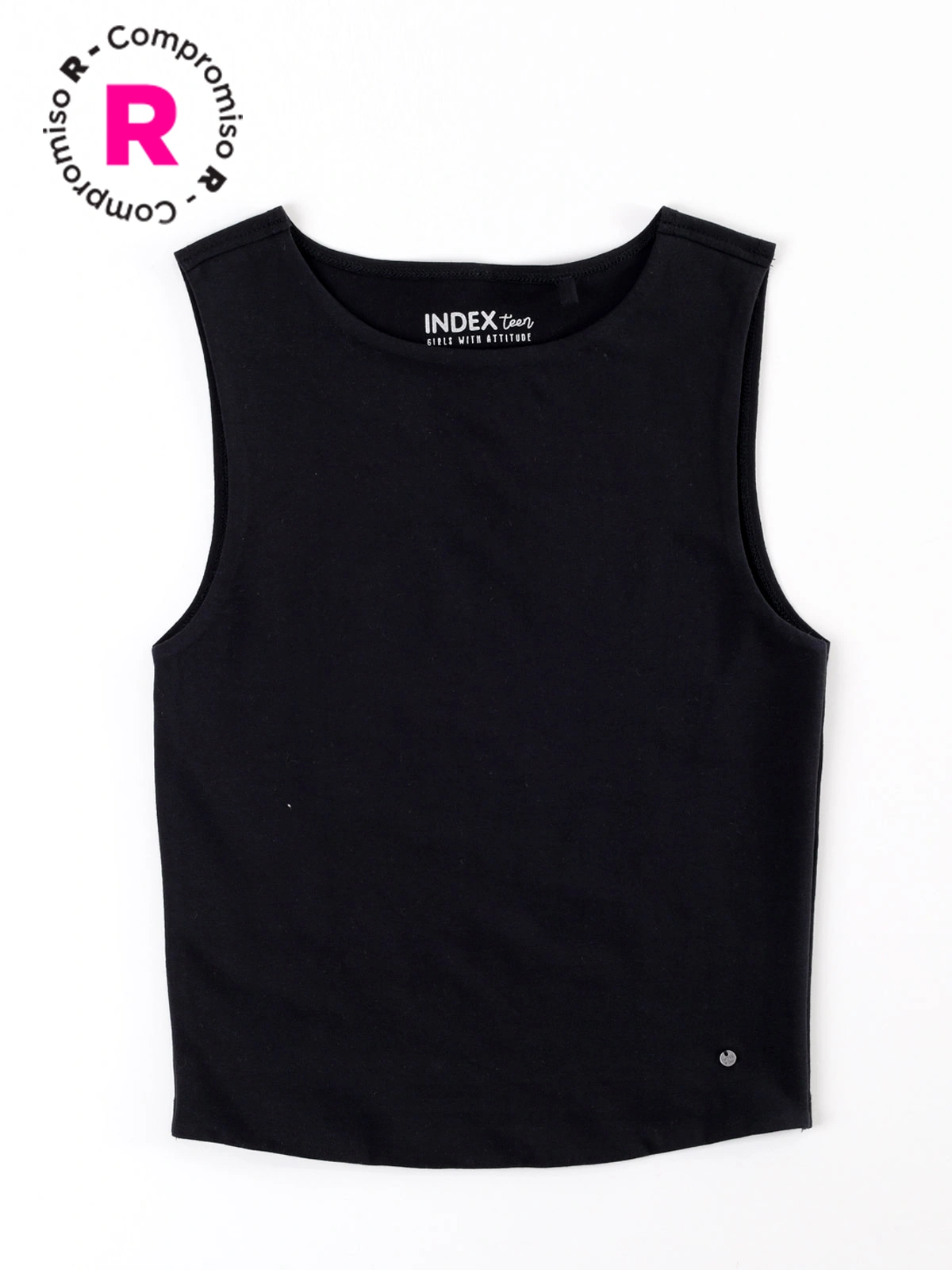 POLERA SIN MANGAS NIÑA M6T PLAIN