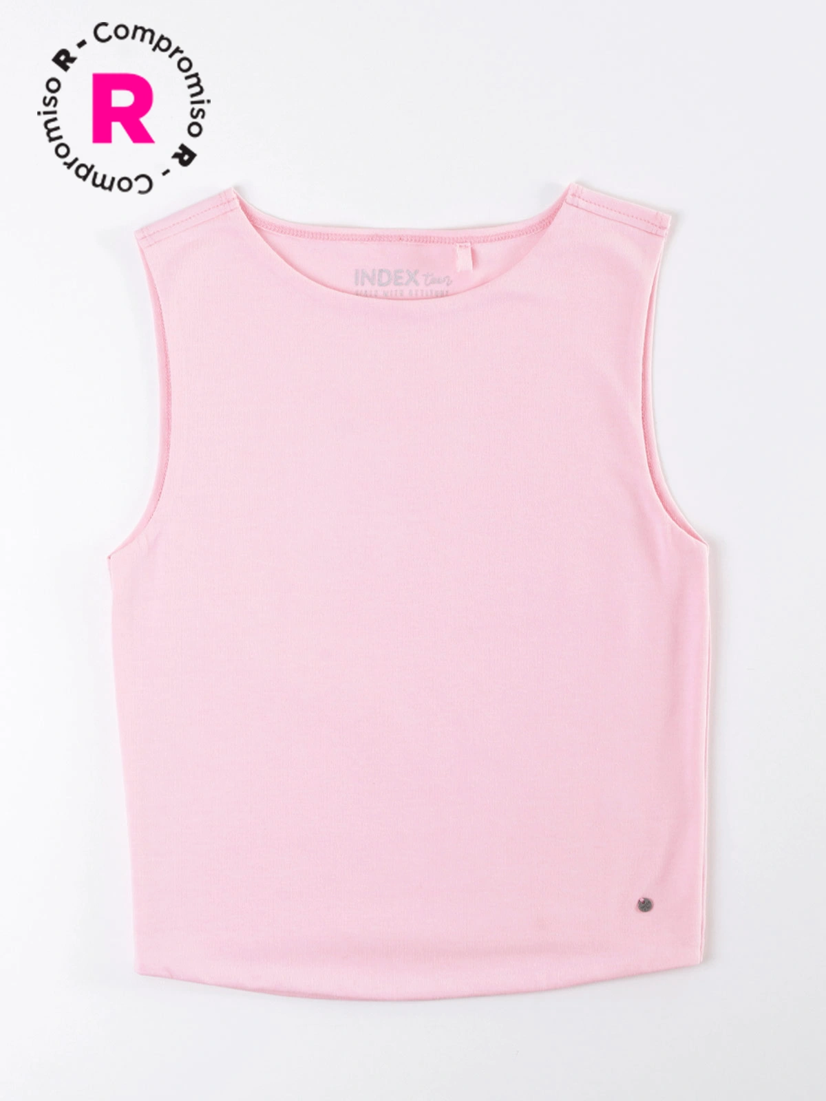 POLERA SIN MANGAS NIÑA M6T PLAIN - 1
