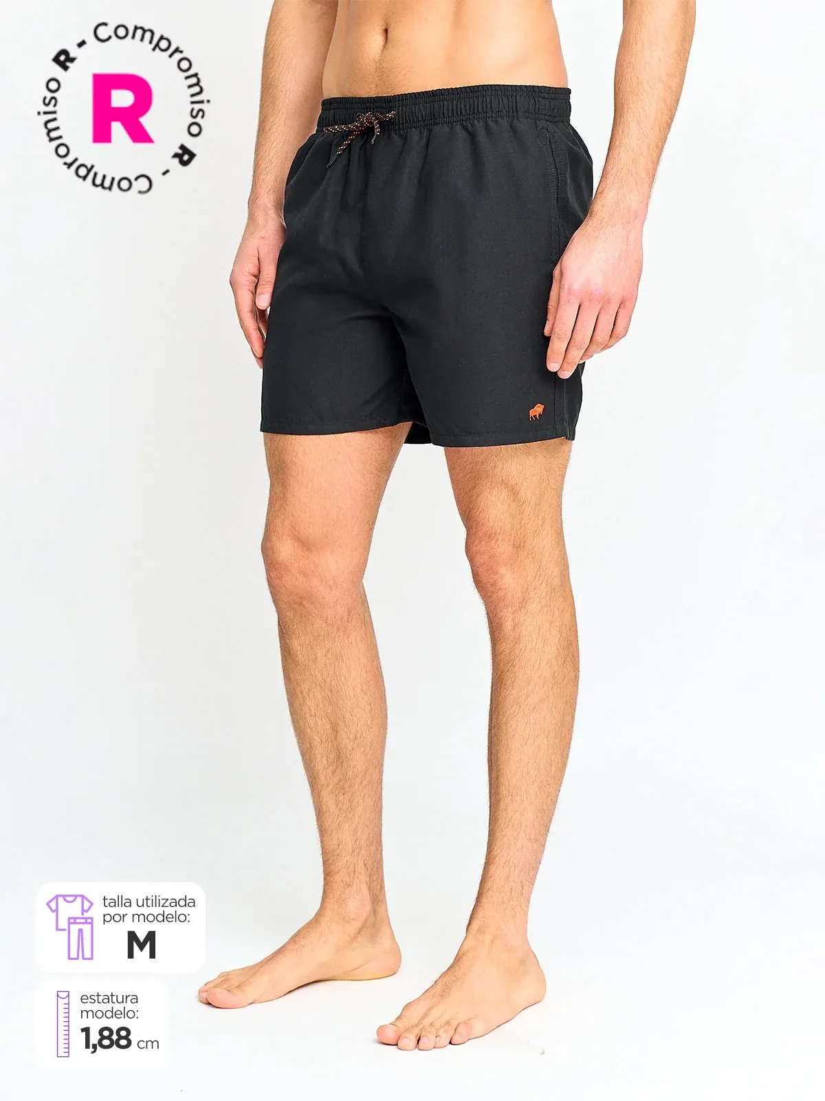 TRAJE DE BAÑO HOMBRE ROBERT LEWIS BÁSICO - 1
