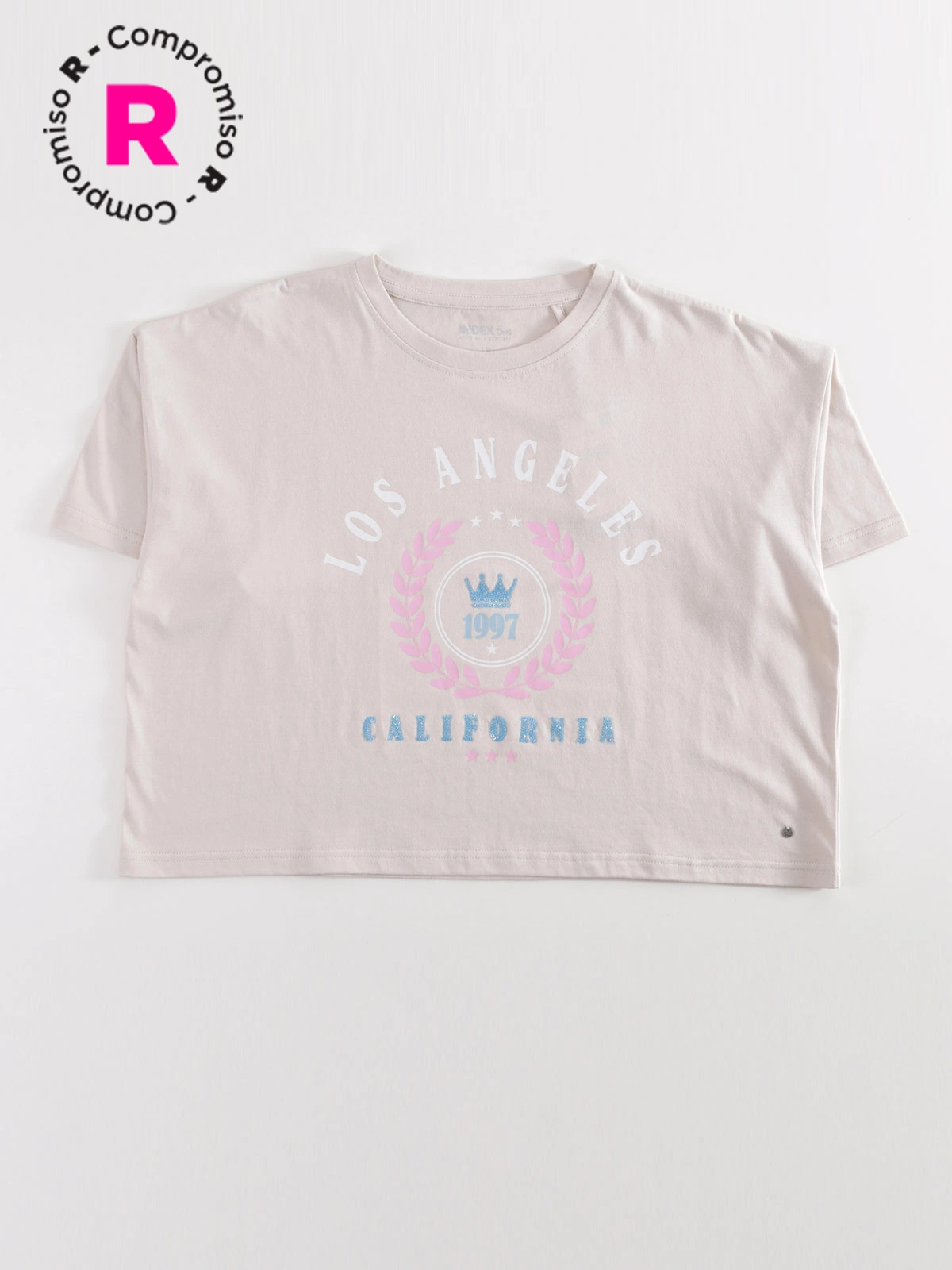 POLERA MANGA CORTA NIÑA INDEX LENTEJUELAS