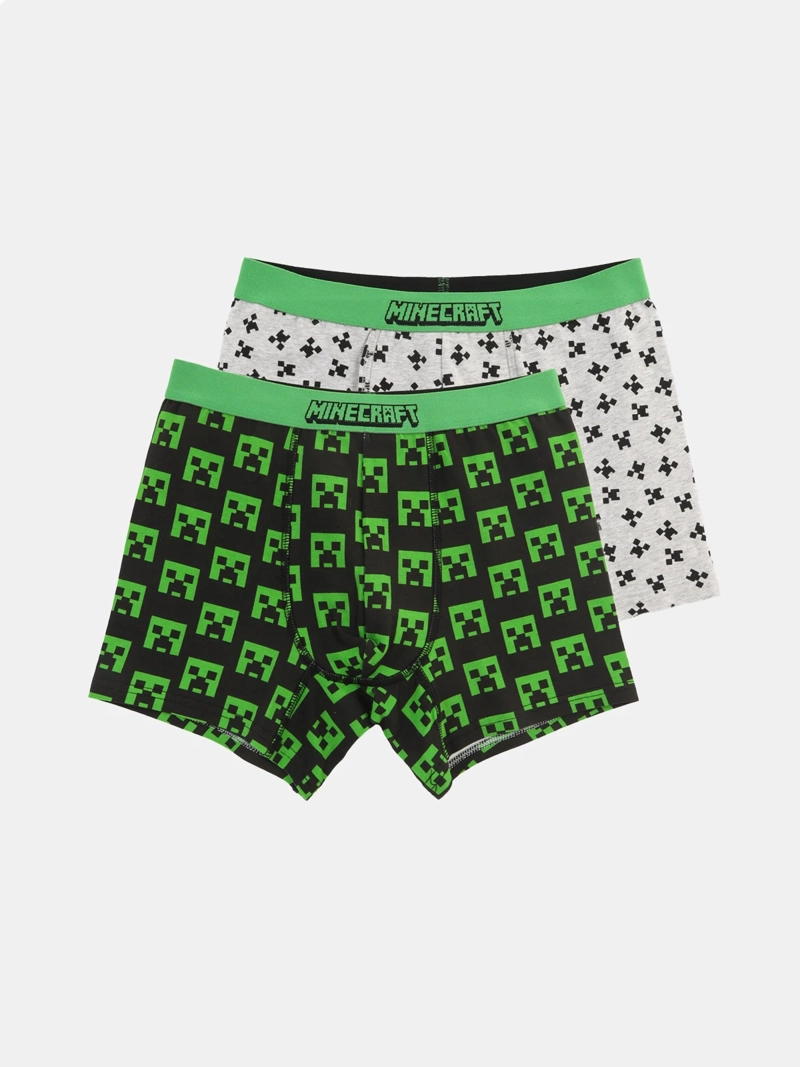 SET BOXER NIÑO MINECRAFT CREEPER - 1