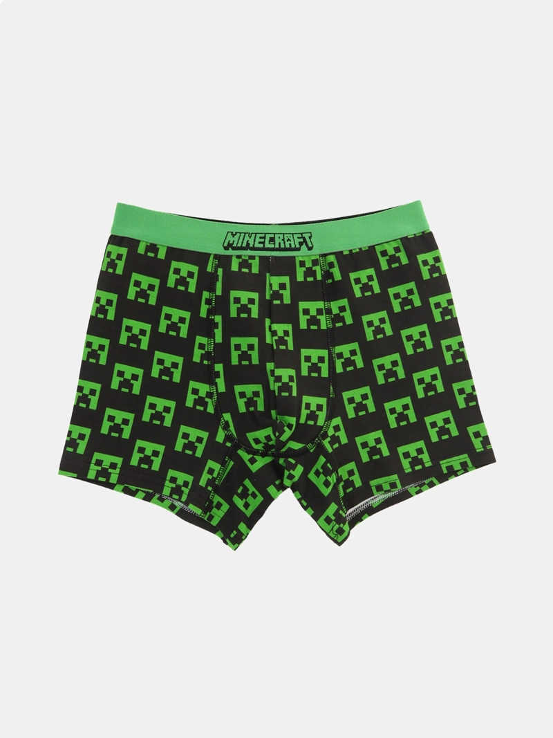 SET BOXER NIÑO MINECRAFT CREEPER - 2