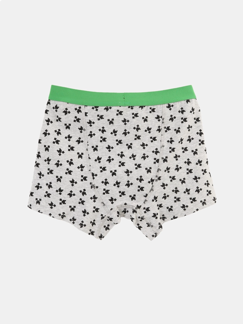 SET BOXER NIÑO MINECRAFT CREEPER - 3
