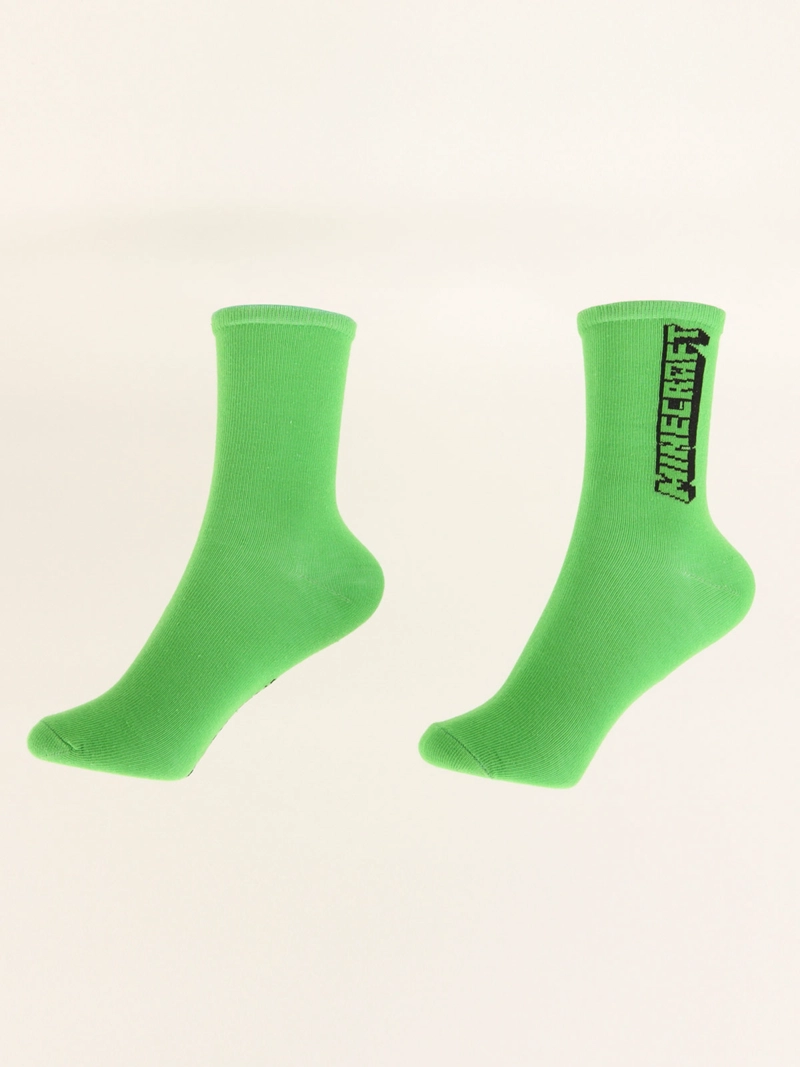 PACK X3 CALCETINES NIÑO MINECRAFT CREEPER - 3