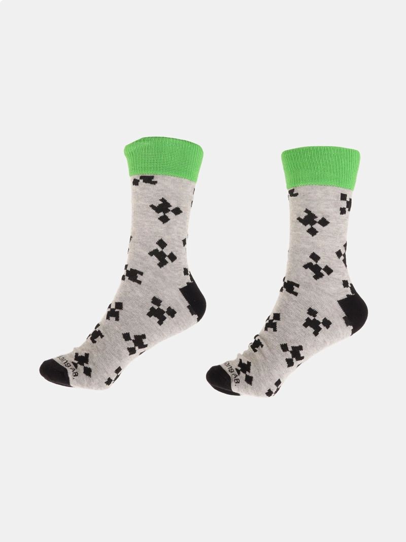 SET CALCETINES NIÑO MINECRAFT FULL PRINT - 3