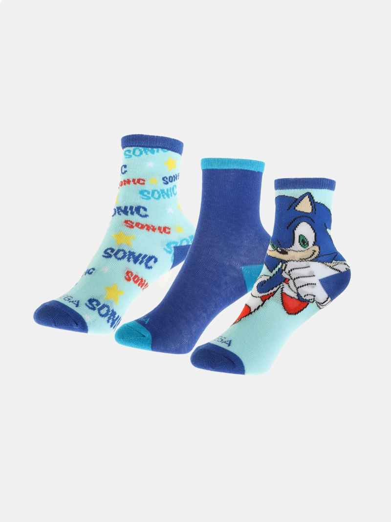 SET CALCETINES NIÑO SONIC ESTRELLAS - 1