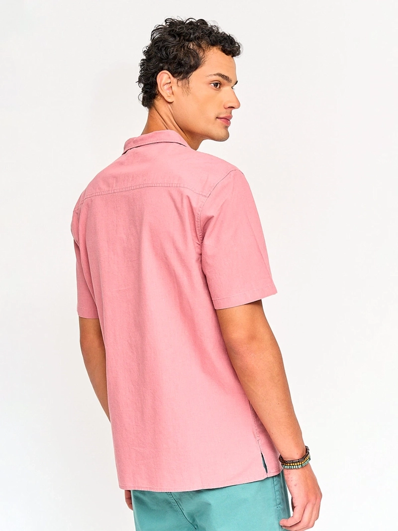 CAMISA HOMBRE HALF ALGODÓN MANGA CORTA - 2