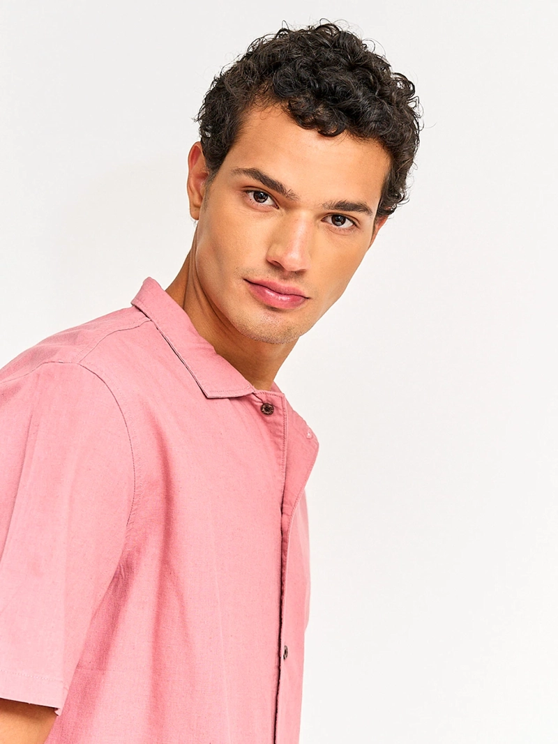 CAMISA HOMBRE HALF ALGODÓN MANGA CORTA - 3