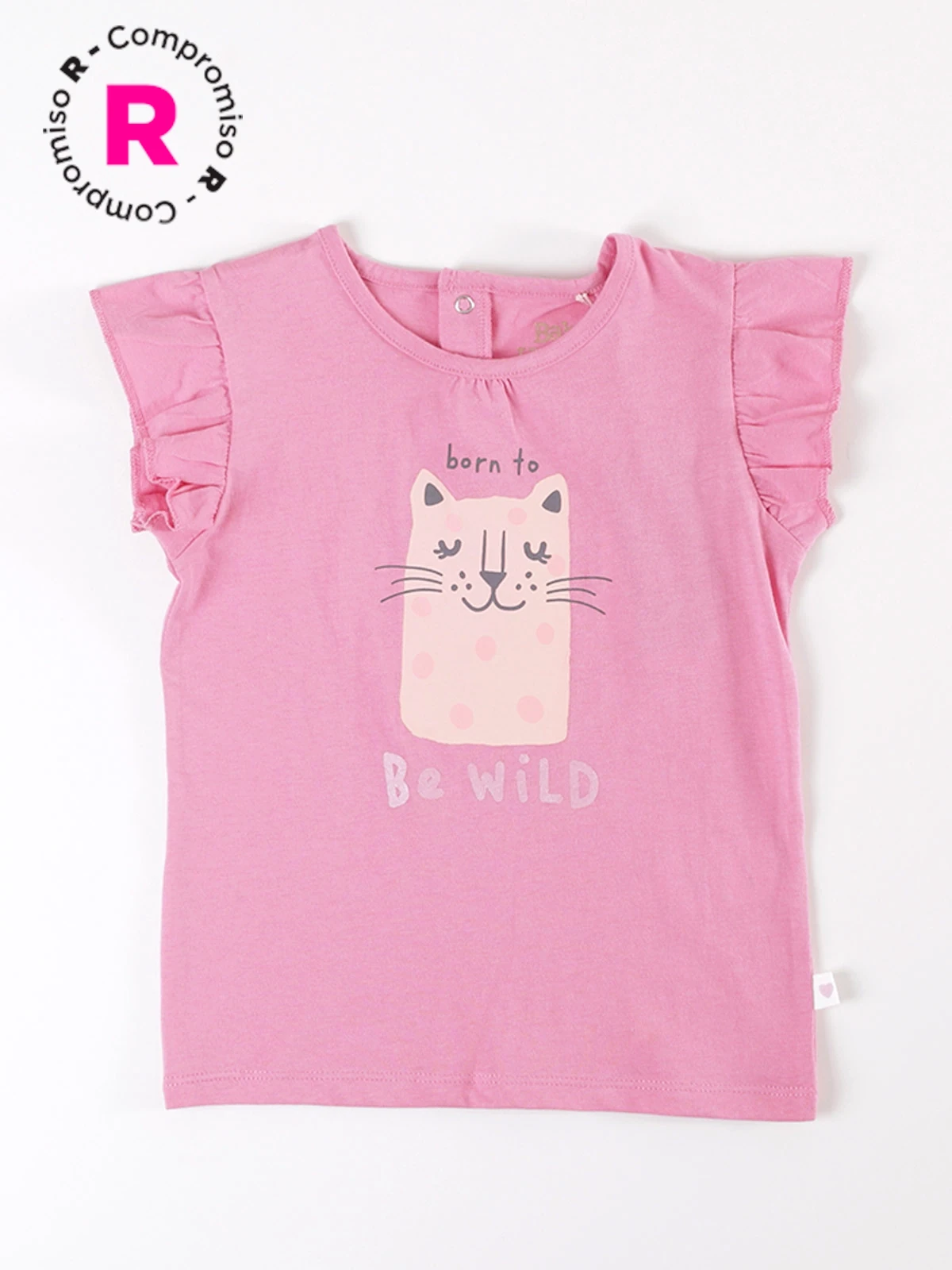 POLERA MANGA CORTA NIÑA BABY HARVEST - 1