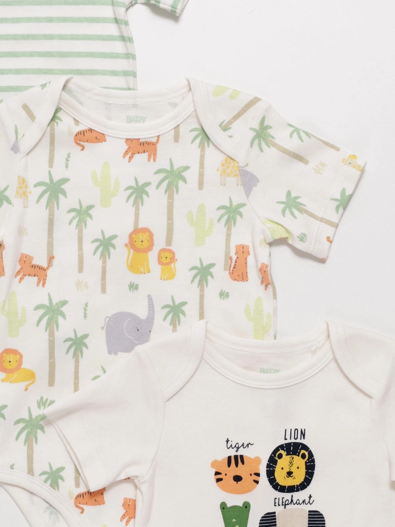 PACK X3 BODY MANGA CORTA NIÑO BABY HARVEST - 3