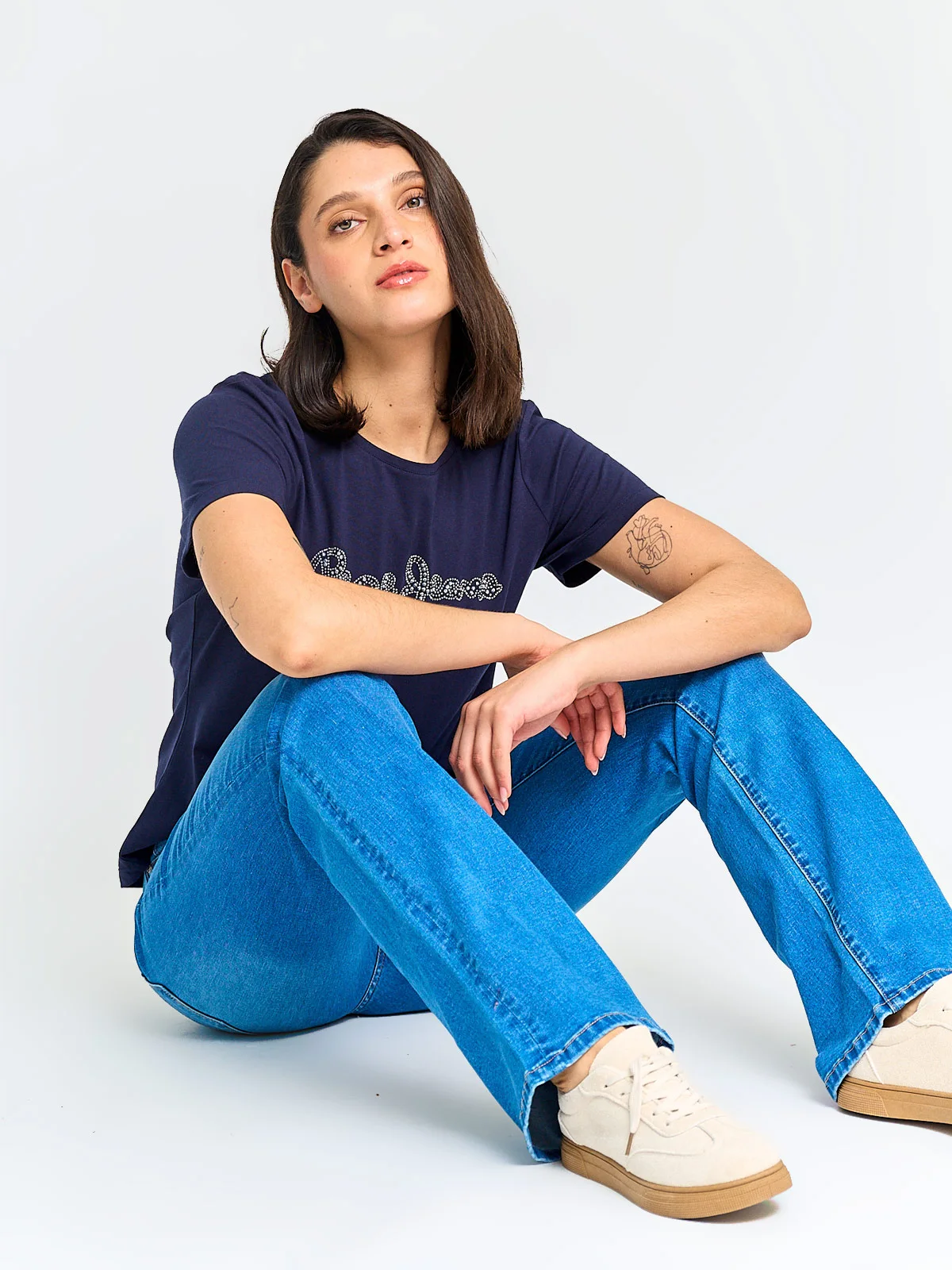 POLERA MUJER PEPE JEANS ALGODÓN MANGA CORTA - 4