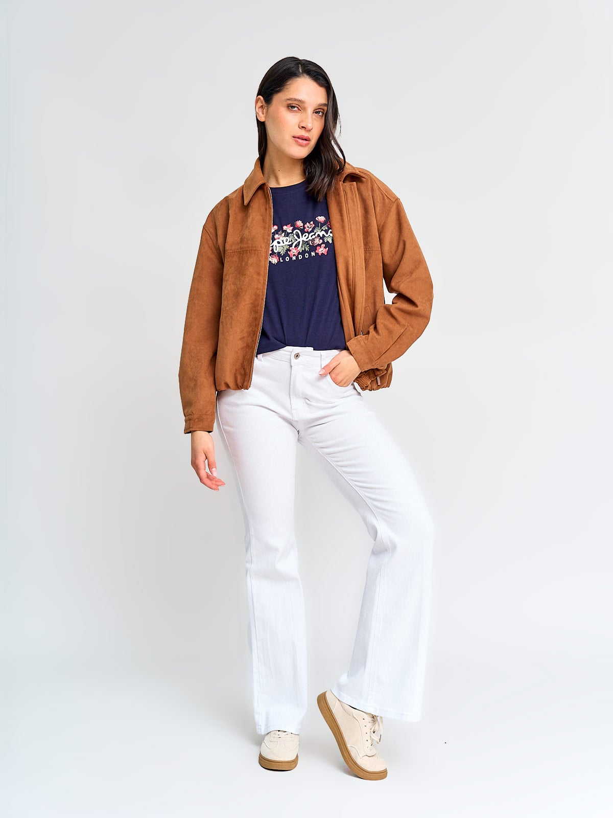 POLERA MUJER PEPE JEANS ALGODÓN MANGA CORTA - 4