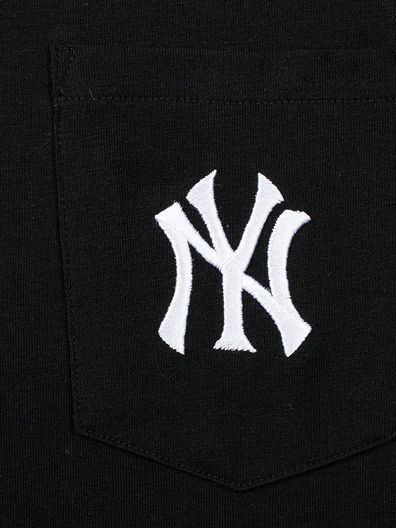 POLERA HOMBRE FEXPRO MLB NY POCKET NEGRO MANGA CORTA  - 3