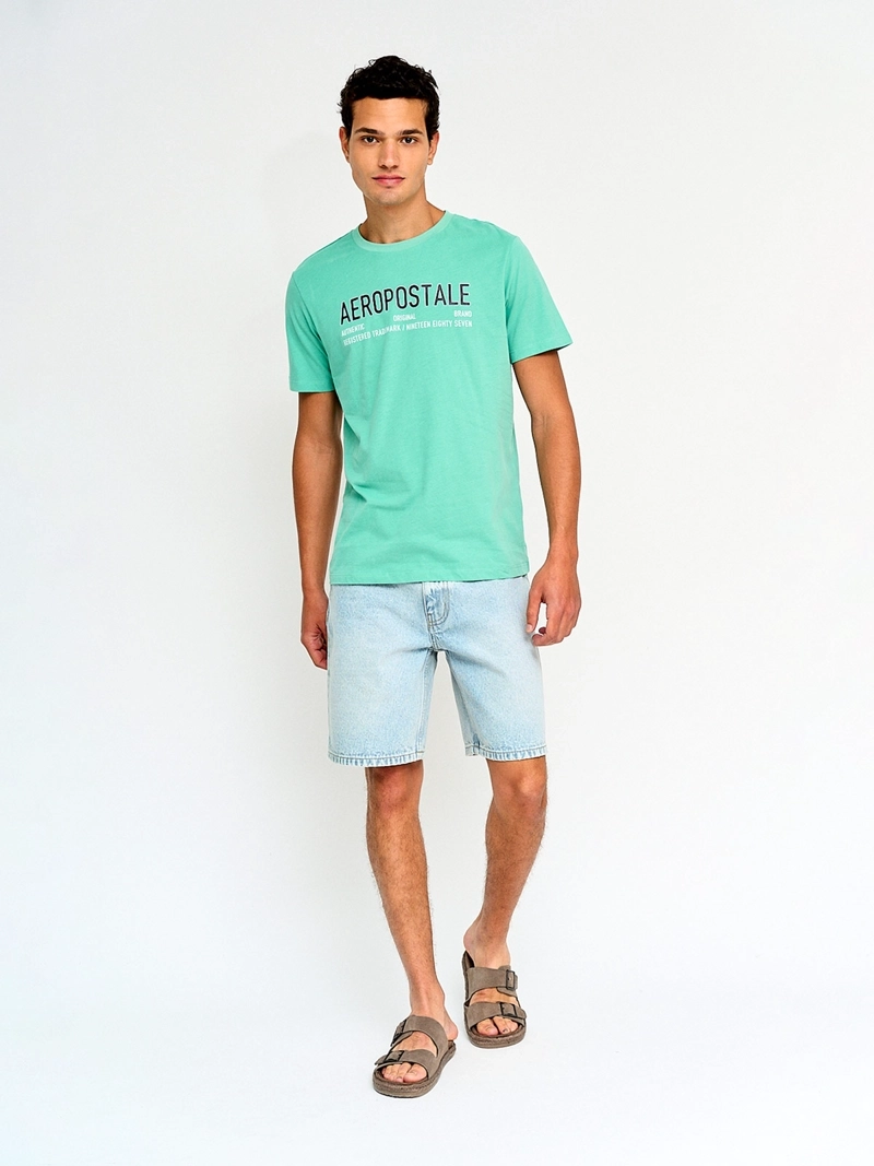 POLERA HOMBRE AEROPOSTALE ALGODÓN MANGA CORTA - 4