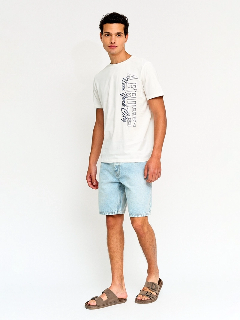 POLERA HOMBRE AEROPOSTALE ALGODÓN MANGA CORTA - 4