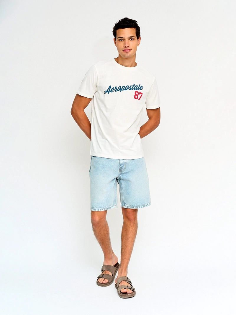 POLERA HOMBRE AEROPOSTALE ALGODÓN MANGA CORTA - 4