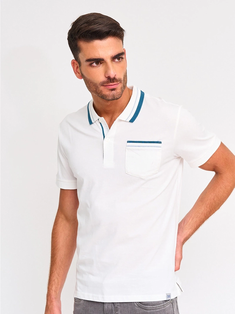 POLERA HOMBRE REGATTA ALGODÓN CUELLO POLO MANGA CORTA - 1