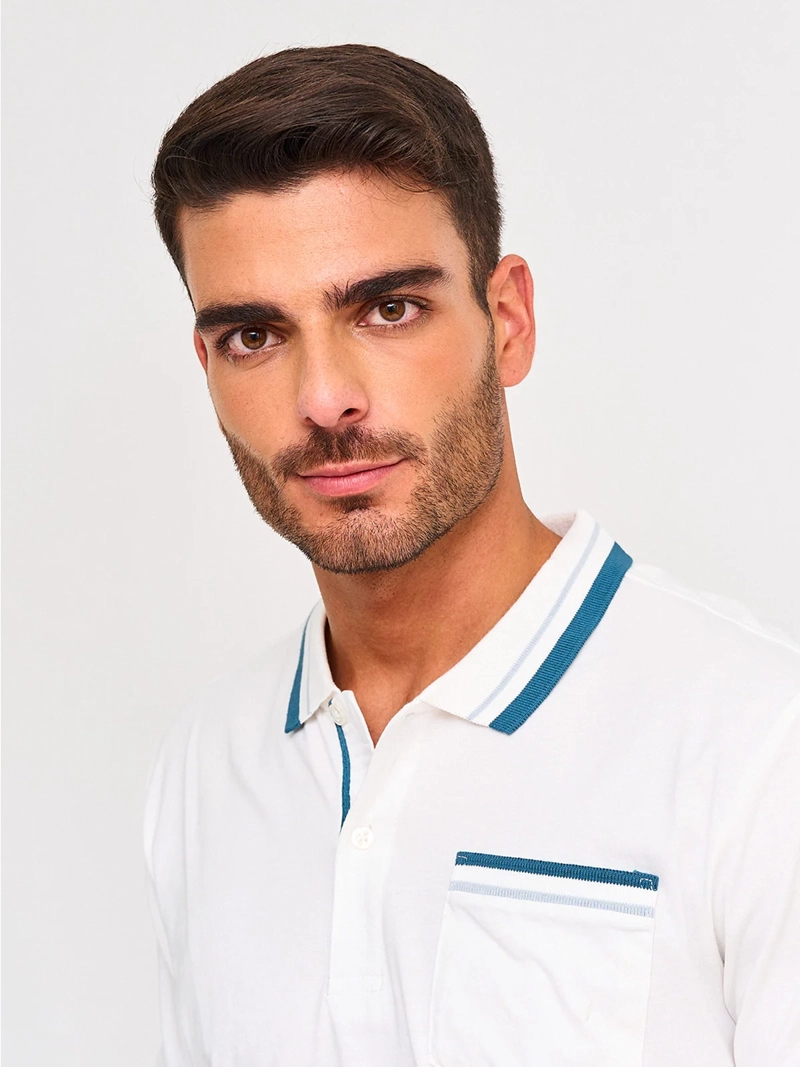 POLERA HOMBRE REGATTA ALGODÓN CUELLO POLO MANGA CORTA - 3