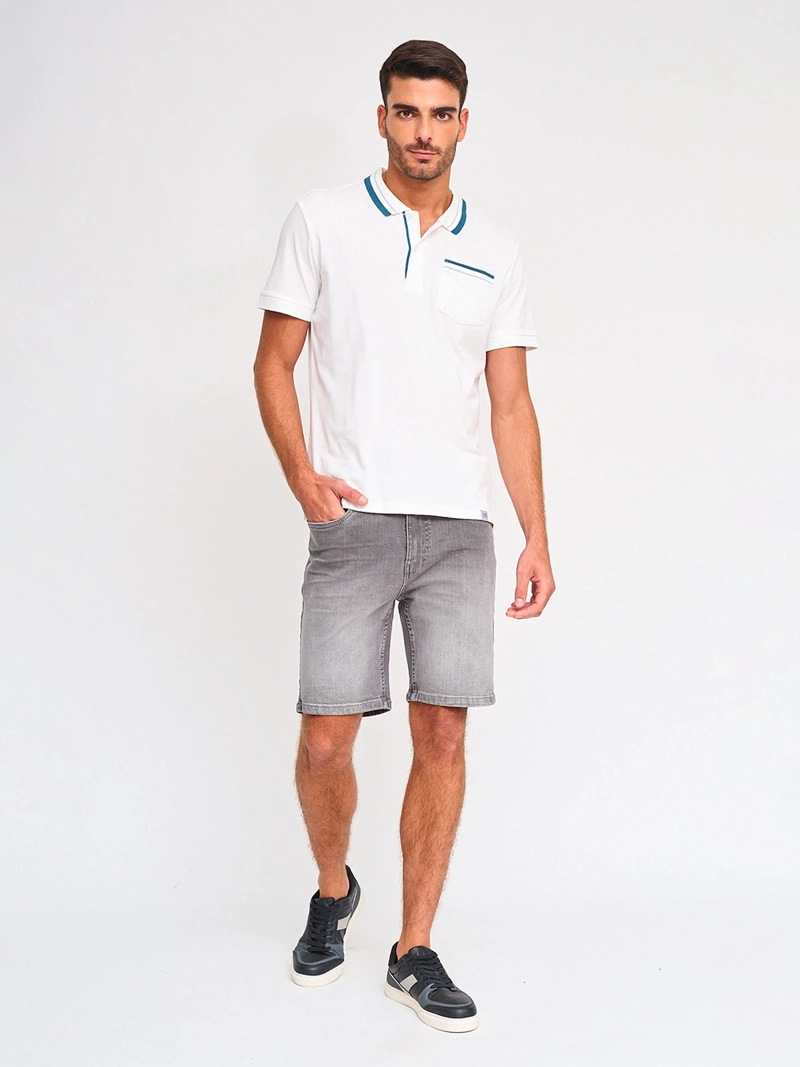 POLERA HOMBRE REGATTA ALGODÓN CUELLO POLO MANGA CORTA - 4