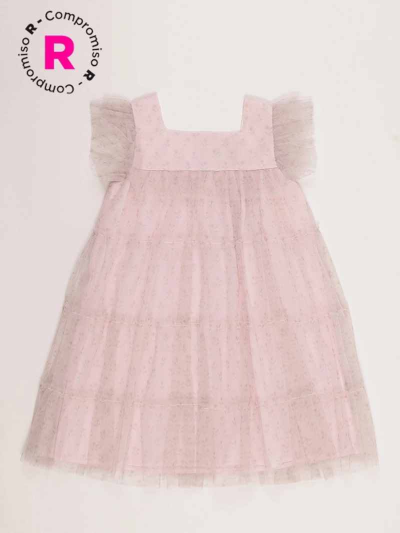 VESTIDO NIÑA HARVEST FLORES - 1