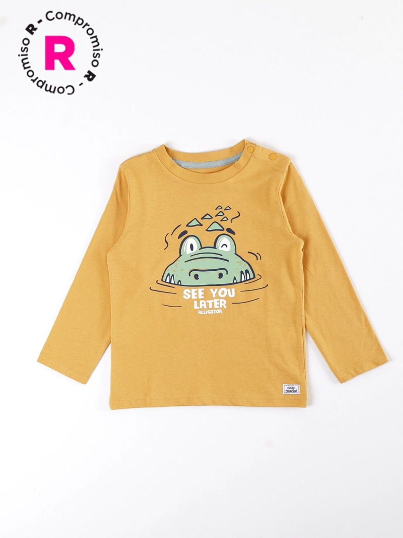 POLERA NIÑO BABY HARVEST BÁSICA CON ESTAMPADO