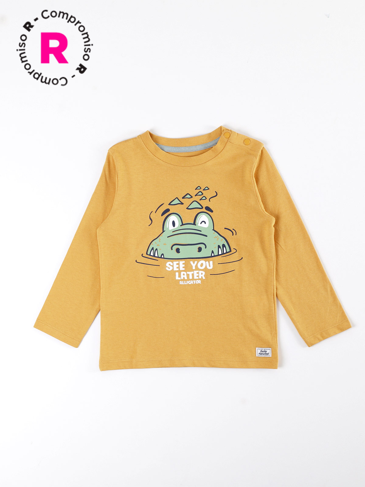 POLERA MANGA LARGA NIÑO BABY HARVEST ESTAMPADA - 1