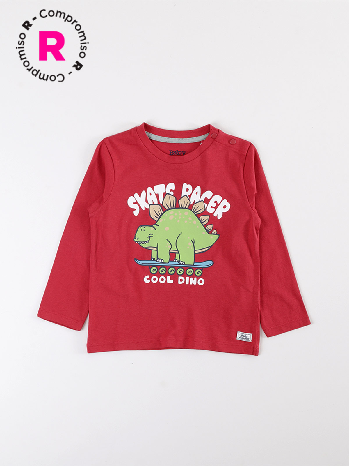 POLERA MANGA LARGA NIÑO BABY HARVEST ESTAMPADA - 1