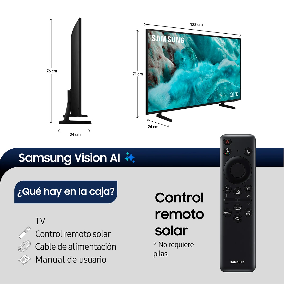 SMART TV SAMSUNG QLED 4K UHD 55 Q7FA VISION AI - 3