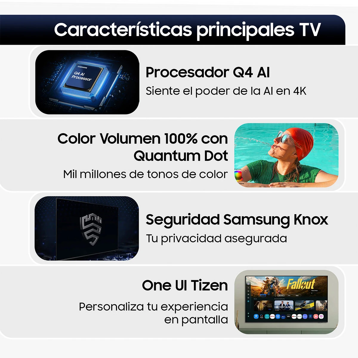 SMART TV SAMSUNG QLED 4K UHD 55 Q7FA VISION AI - 4