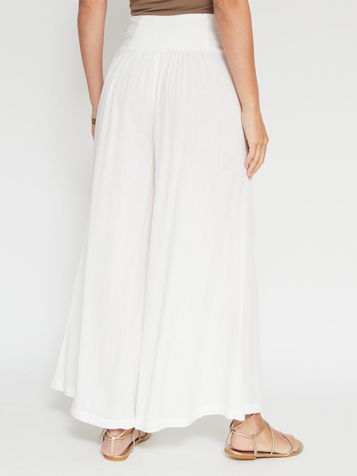 PANTALÓN MUJER TATIENNE PALAZZO LISO - 2