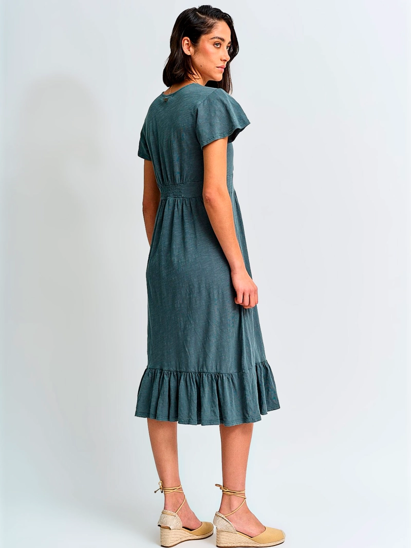 VESTIDO MUJER TATIENNE ALGODÓN CORTO VUELOS - 3