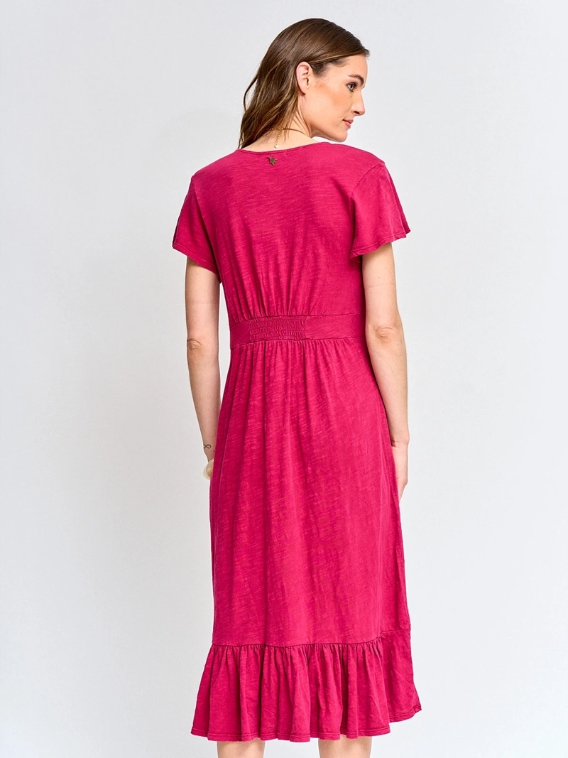 VESTIDO MUJER TATIENNE ALGODÓN CORTO VUELOS - 3