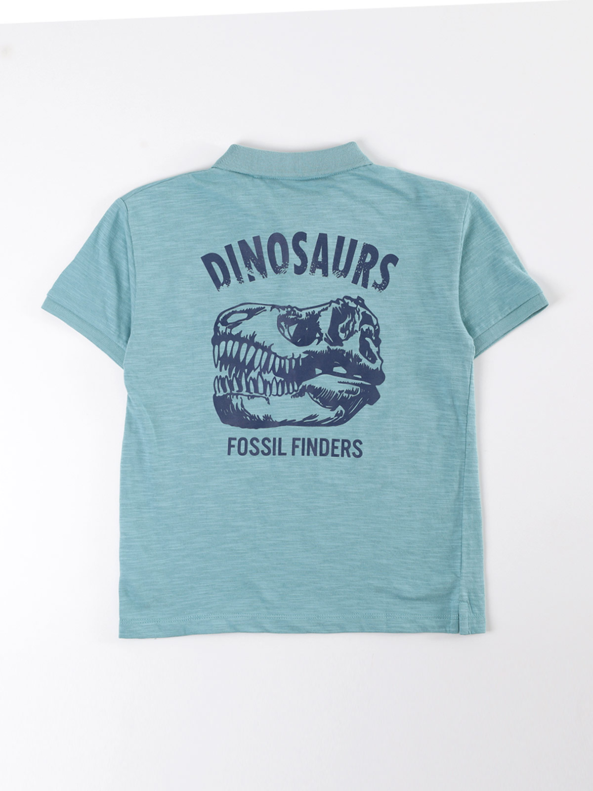 POLERA MANGA CORTA NIÑO HARVEST PIQUÉ DINOSAURIO - 2