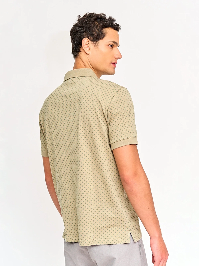 POLERA HOMBRE KENNETH STEVENS ALGODÓN CUELLO JERSEY MANGA CORTA - 2