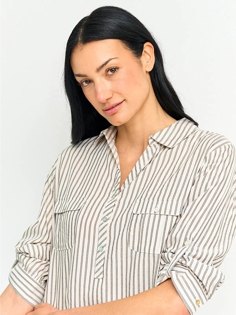 BLUSA MUJER CACHAREL MANGA 3/4 CAMISERA - 3