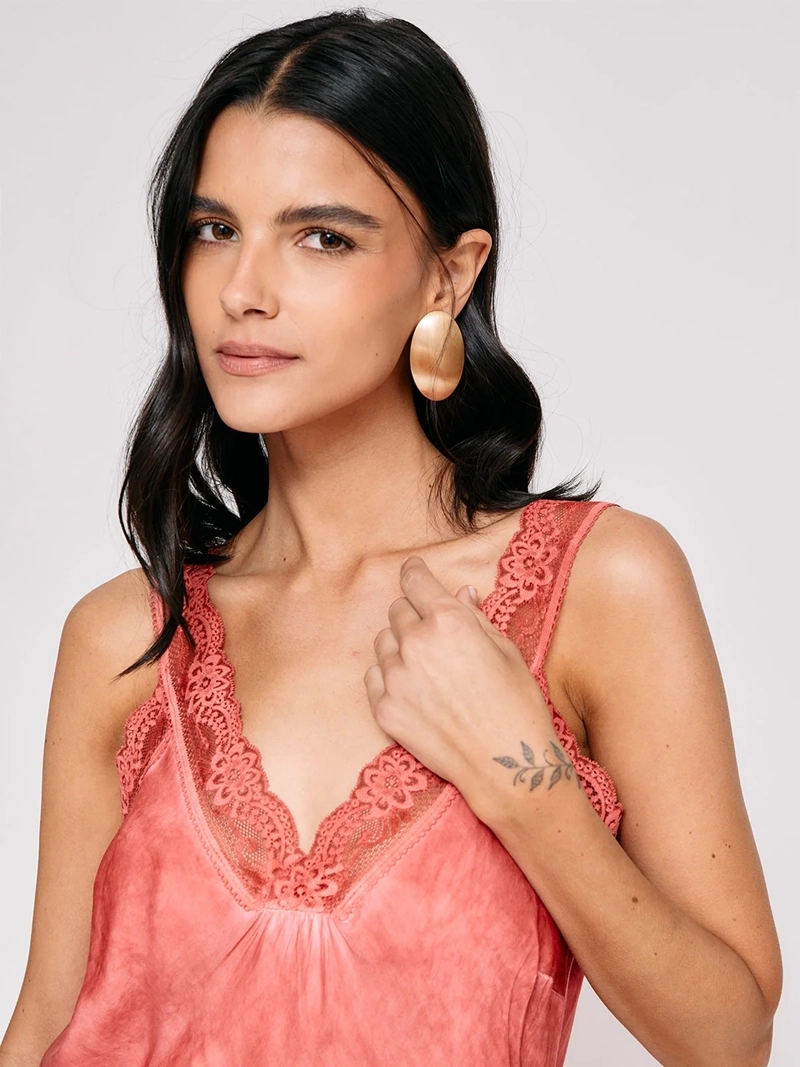 BLUSA MUJER TATIENNE SIN MANGAS SATINADO - 3