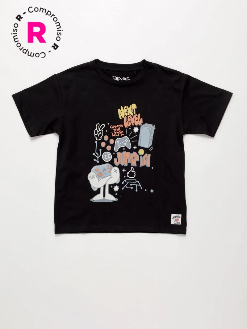 POLERA MANGA CORTA NIÑO HARVEST CALAPUFF