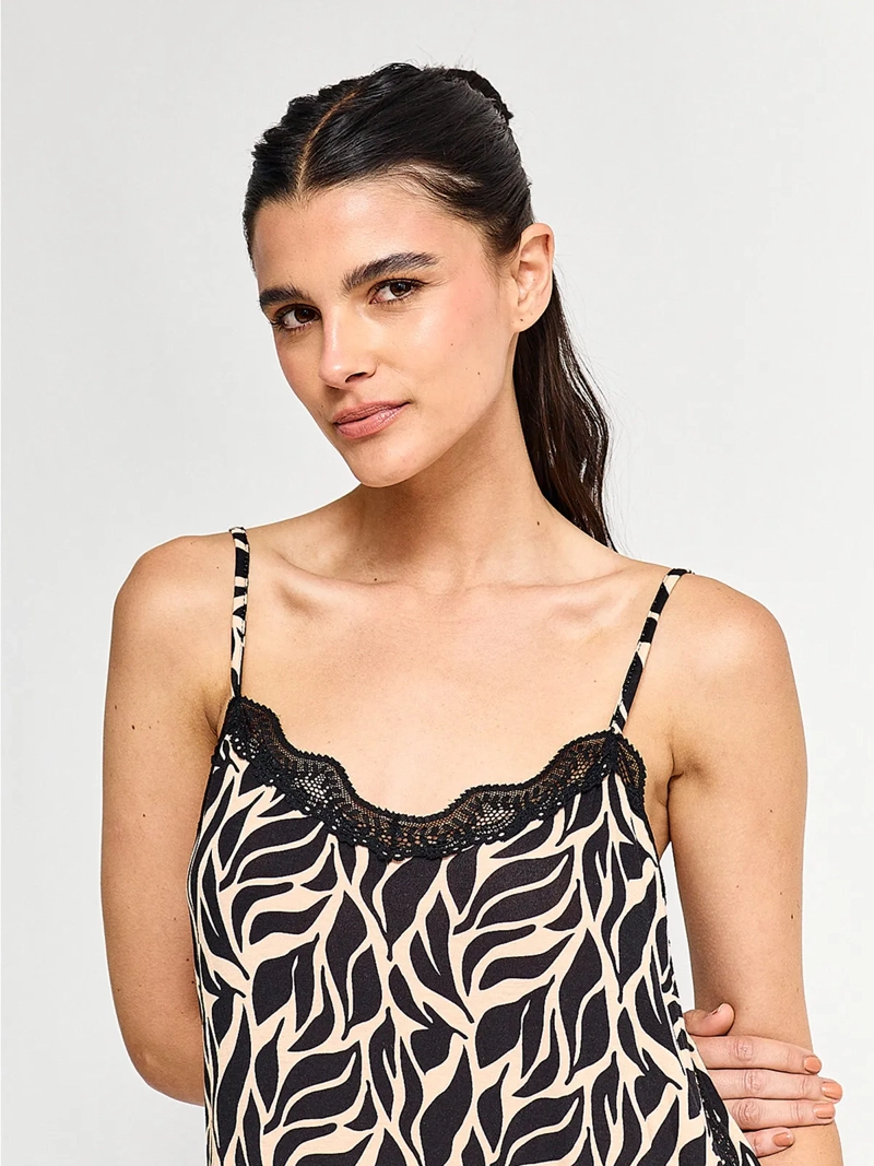 CAMISA DE DORMIR SIN MANGAS MUJER MARQUIS VISCOSA - 3