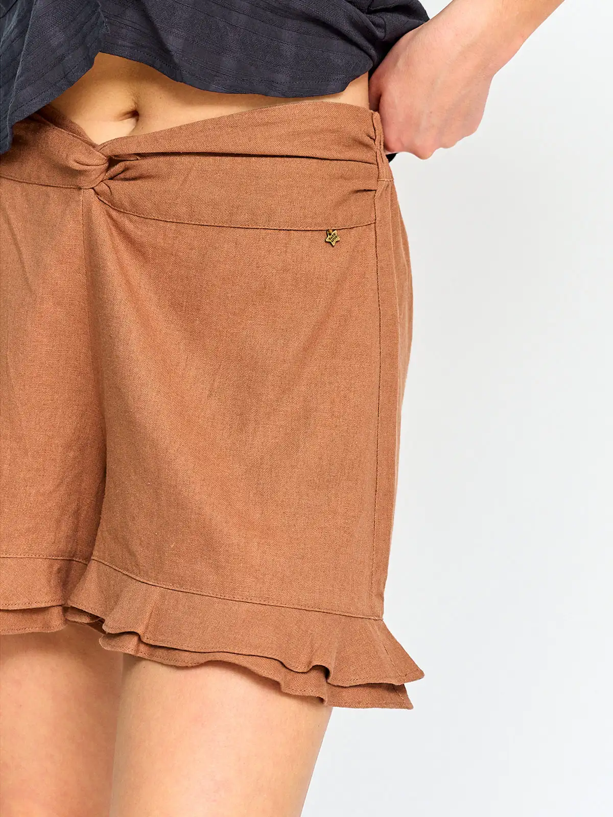 SHORT MUJER BARBADOS LINO  - 4