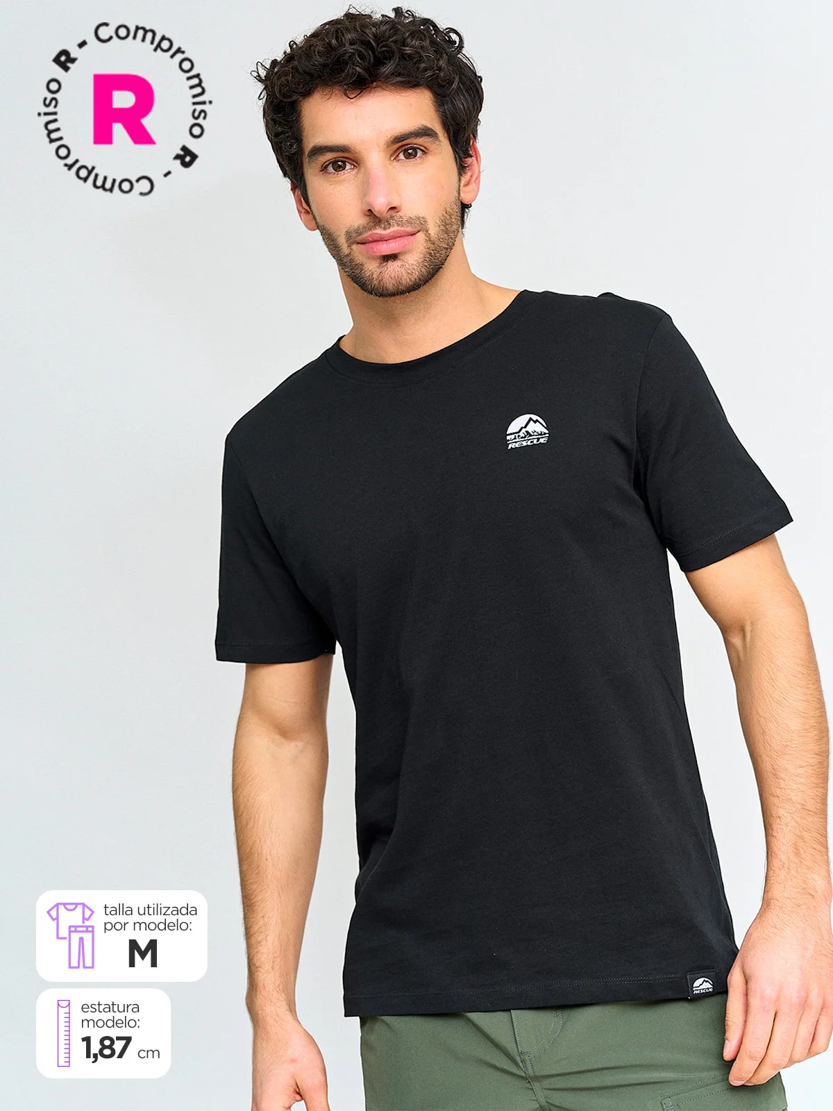 POLERA MANGA CORTA HOMBRE RESCUE ENAVID - 1