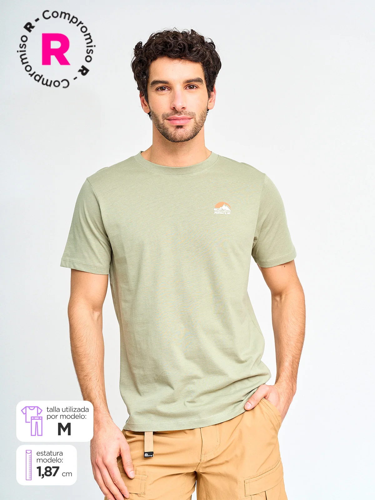 POLERA MANGA CORTA HOMBRE RESCUE ENAVID