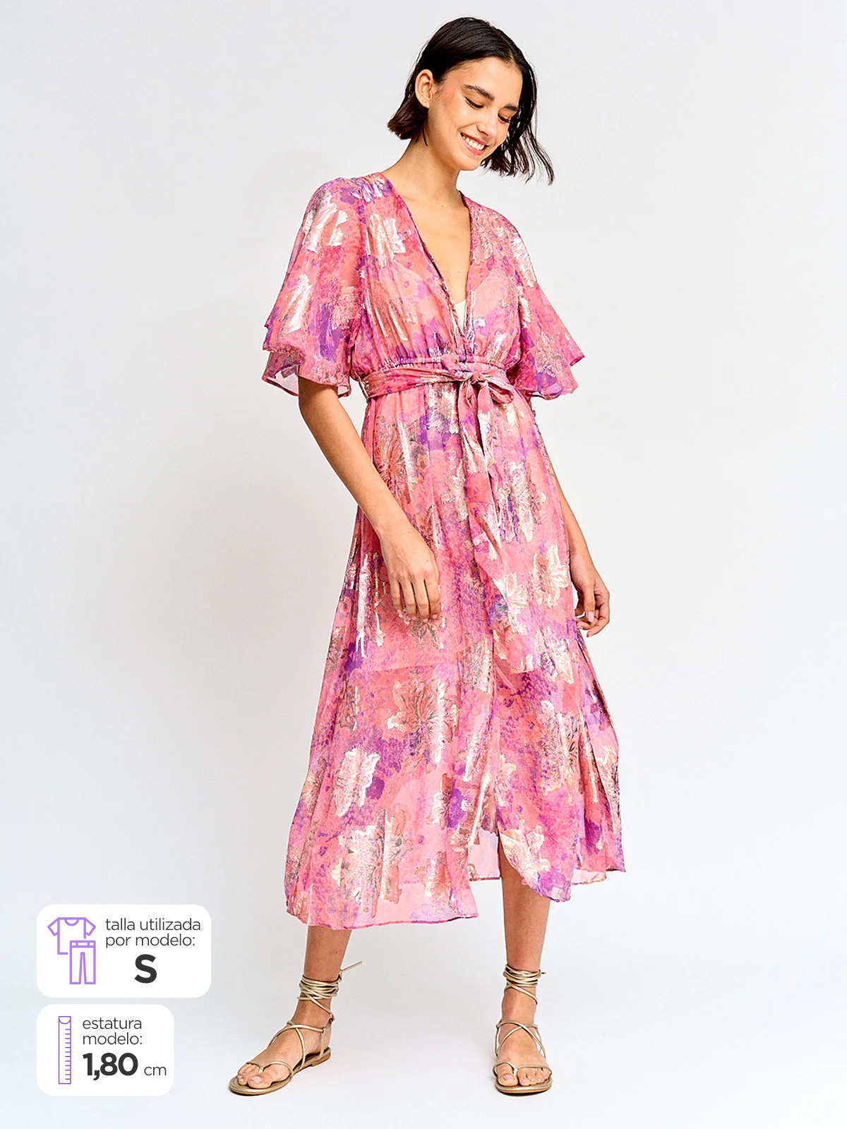 VESTIDO MUJER TATIENNE LARGO ESTAMPADO - 1