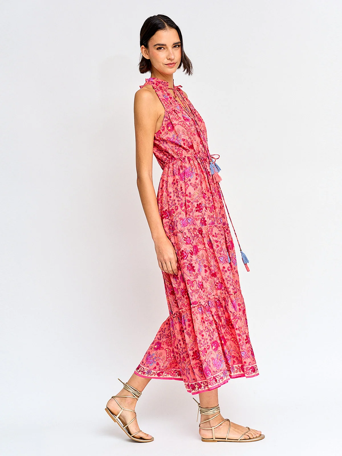 VESTIDO MUJER TATIENNE LARGO HALTER - 2