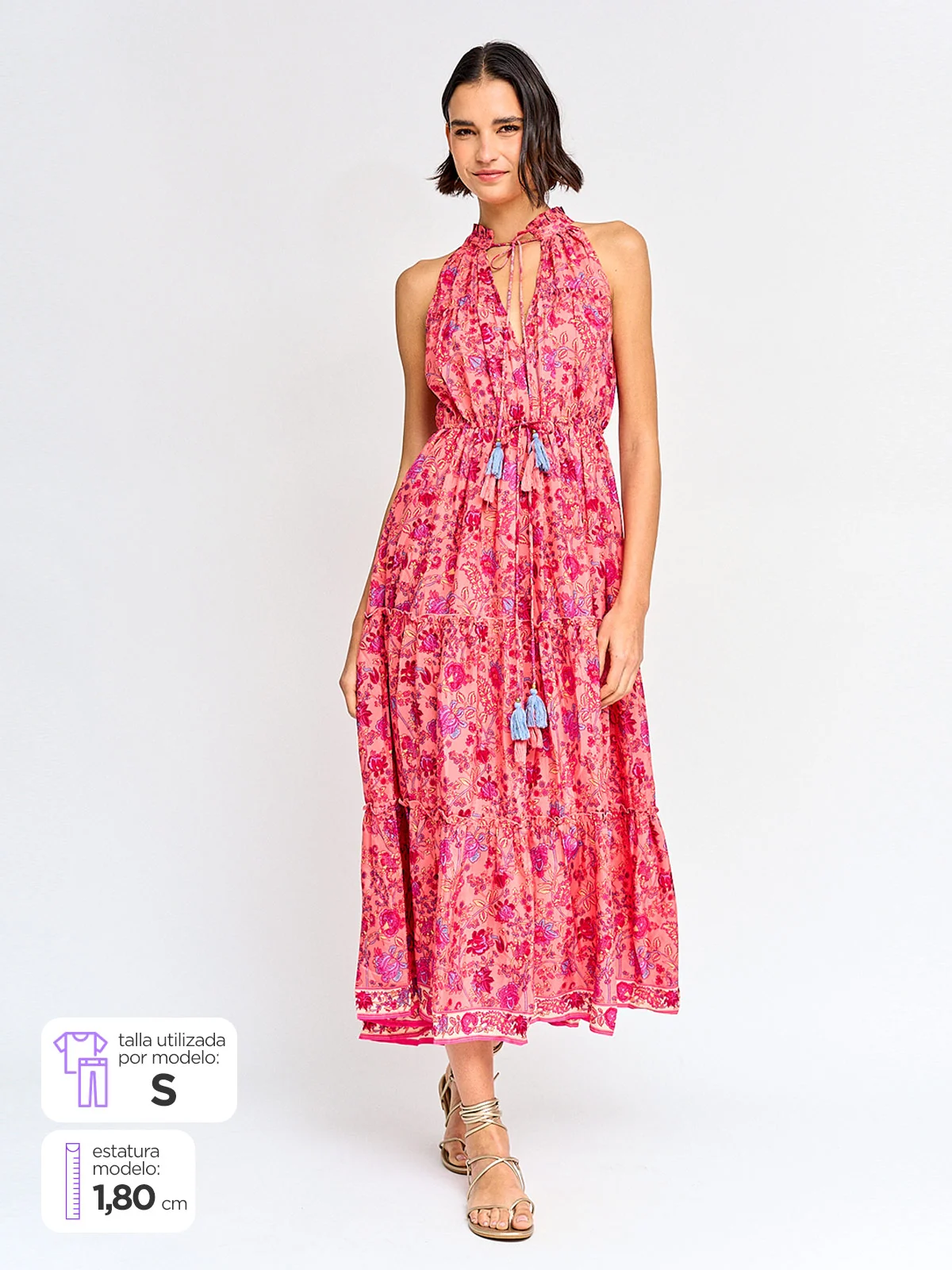 TATIENNE VESTIDO MUJER TATIENNE LARGO HALTER
