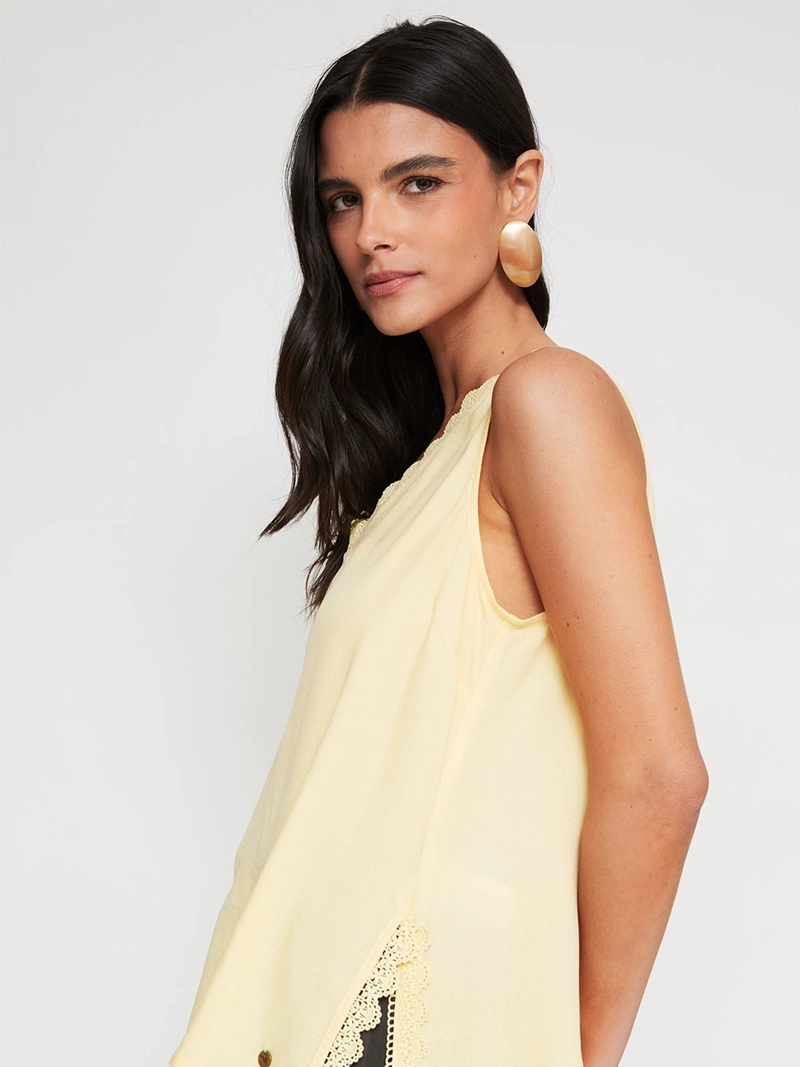 BLUSA MUJER TATIENNE SIN MANGAS BRODERIE - 3