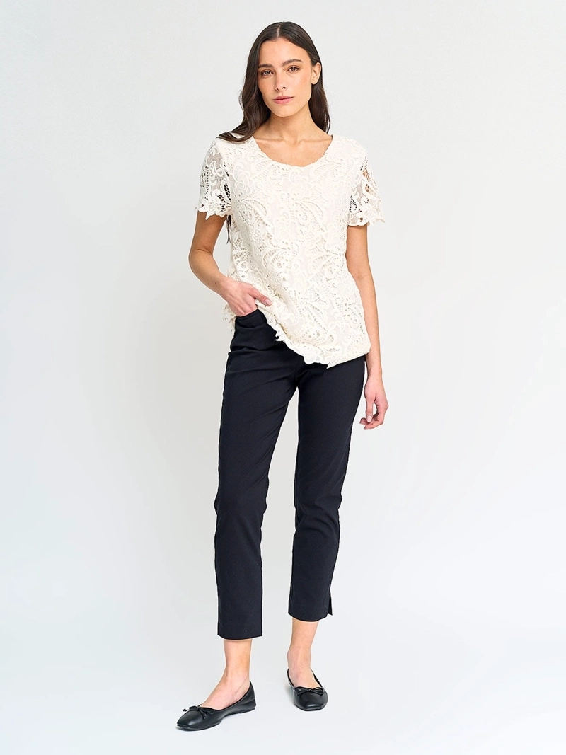 PANTALÓN MUJER CACHAREL CINTURA ELASTICADA - 4
