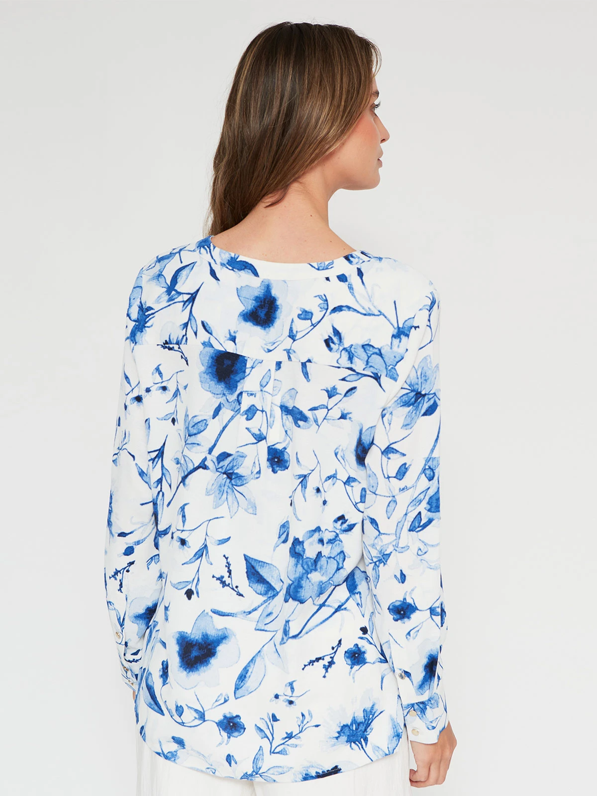 BLUSA MUJER CACHAREL MANGA LARGA TEXTURADA CIERRE - 2