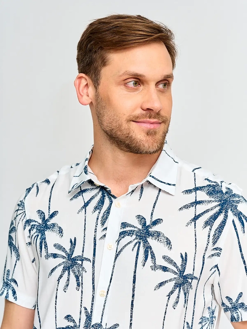 CAMISA HOMBRE KENNETH STEVENS MANGA CORTA - 3